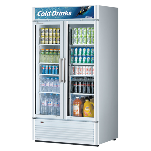 Turbo Air TGM-35SD-N 39 1/2" 2 Section Refrigerated Merchandiser