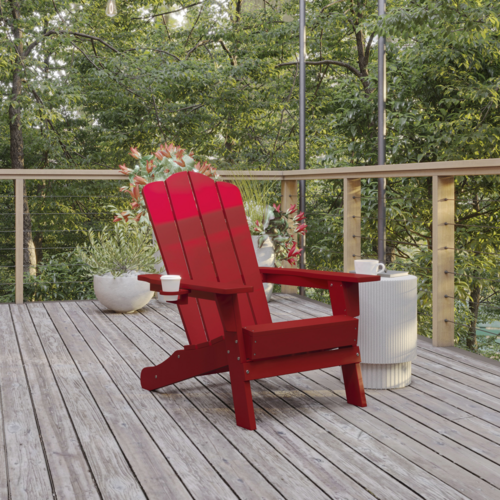 Flash Furniture LE-HMP-1044-10-RD-GG 17" Patio Lounge Seating