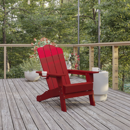 Flash Furniture LE-HMP-1044-10-RD-GG 17" Patio Lounge Seating