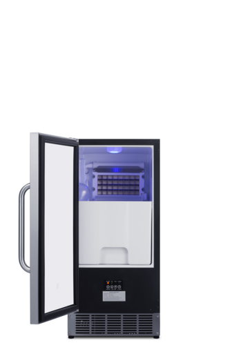 Summit BIM44GADA 14 5/8" Full Cube Air-Cooled Ice Machine