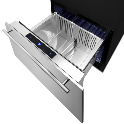 Summit FF1DSS24 23 1/2" Solid Door Undercounter Refrigerator