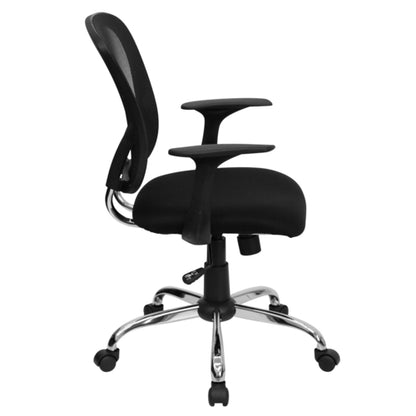 Flash Furniture H-8369F-BLK-GG 25 1/4" Dining Chair