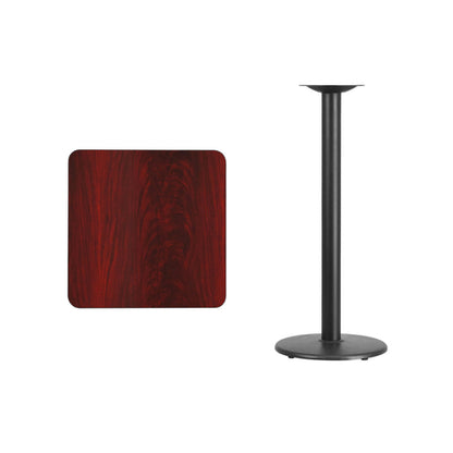 Flash Furniture XU-MAHTB-2424-TR18B-GG Dining Table
