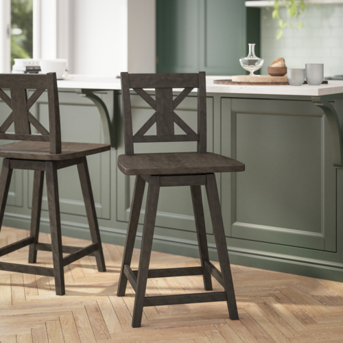 Flash Furniture ES-G1-24-GY-GG 19" Barstool