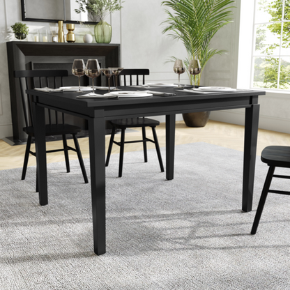 Flash Furniture KER-T-217-BLK-47-GG 43" Dining Table