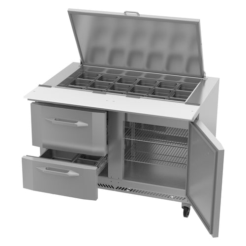 Victory VSPD48HC-18B-2 48" Mega Top Sandwich / Salad Prep Table