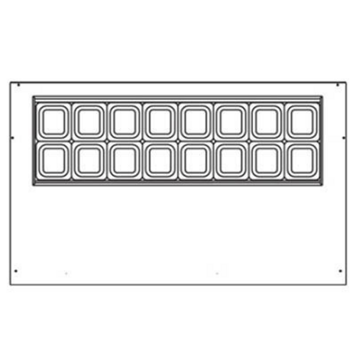 Beverage-Air SPED60HC-16C-4 60" 4 Drawer 16 Pan Sandwich / Salad Prep Table