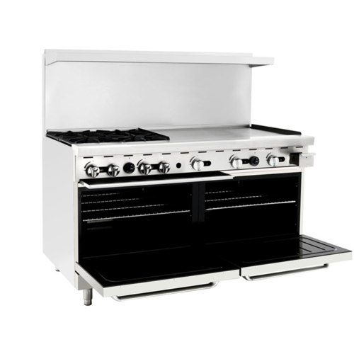 Atosa AGR-4B36GR-NG 60" 4 Burner Gas Restaurant Range