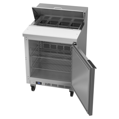 Beverage-Air SPE27HC 27" 1 Door 9 Pan Sandwich / Salad Prep Table