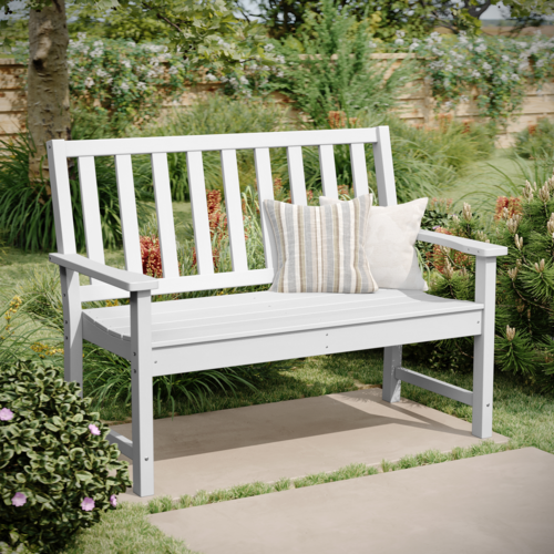Flash Furniture LE-HMP-2035-12-WHT-GG 20" Patio Lounge Seating