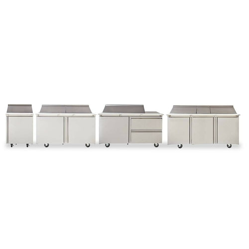 Delfield 4464NP-12M 64 1/8" Mega Top Sandwich / Salad Prep Table