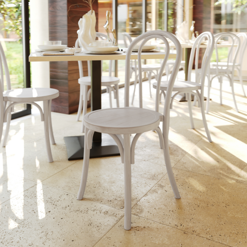 Flash Furniture ZH-8003A-WHTWSH-GG 17 1/4" Dining Chair