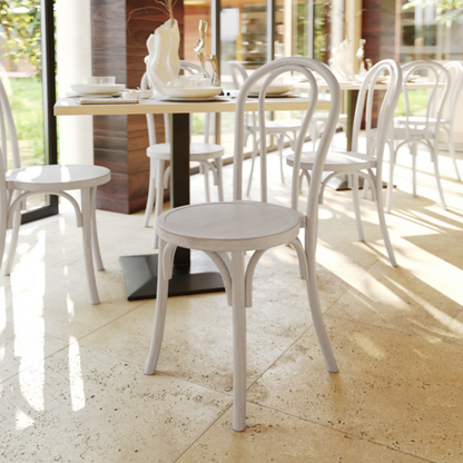 Flash Furniture ZH-8003A-WHTWSH-GG 17 1/4" Dining Chair