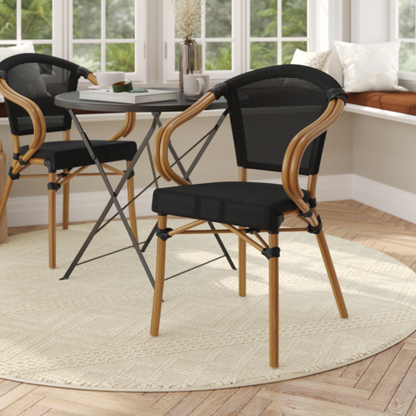 Flash Furniture SDA-ADS642108-BK-NAT-GG 12" Dining Chair