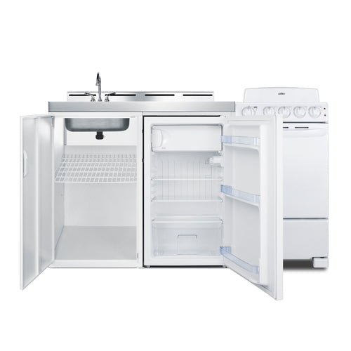 Summit ACK60COILW 58 5/8" Kitchenette