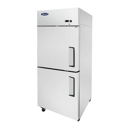 Atosa MBF8007GR 28 3/4" 1 Section Solid Door Reach-In Freezer