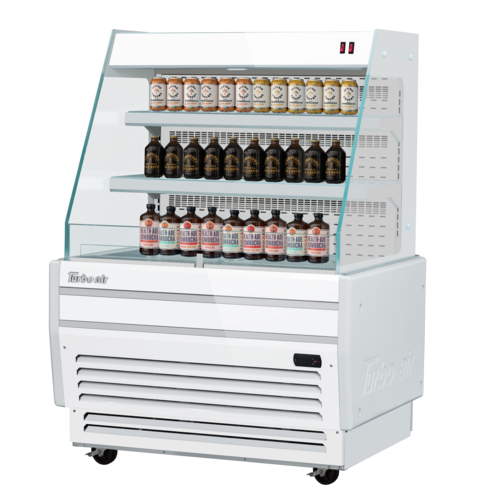 Turbo Air TBA37-50N-W(B) 37" Open Air Merchandiser