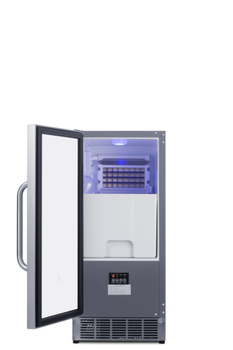 Summit BIM44GCSS 14 5/8" Full Cube Air-Cooled Ice Machine