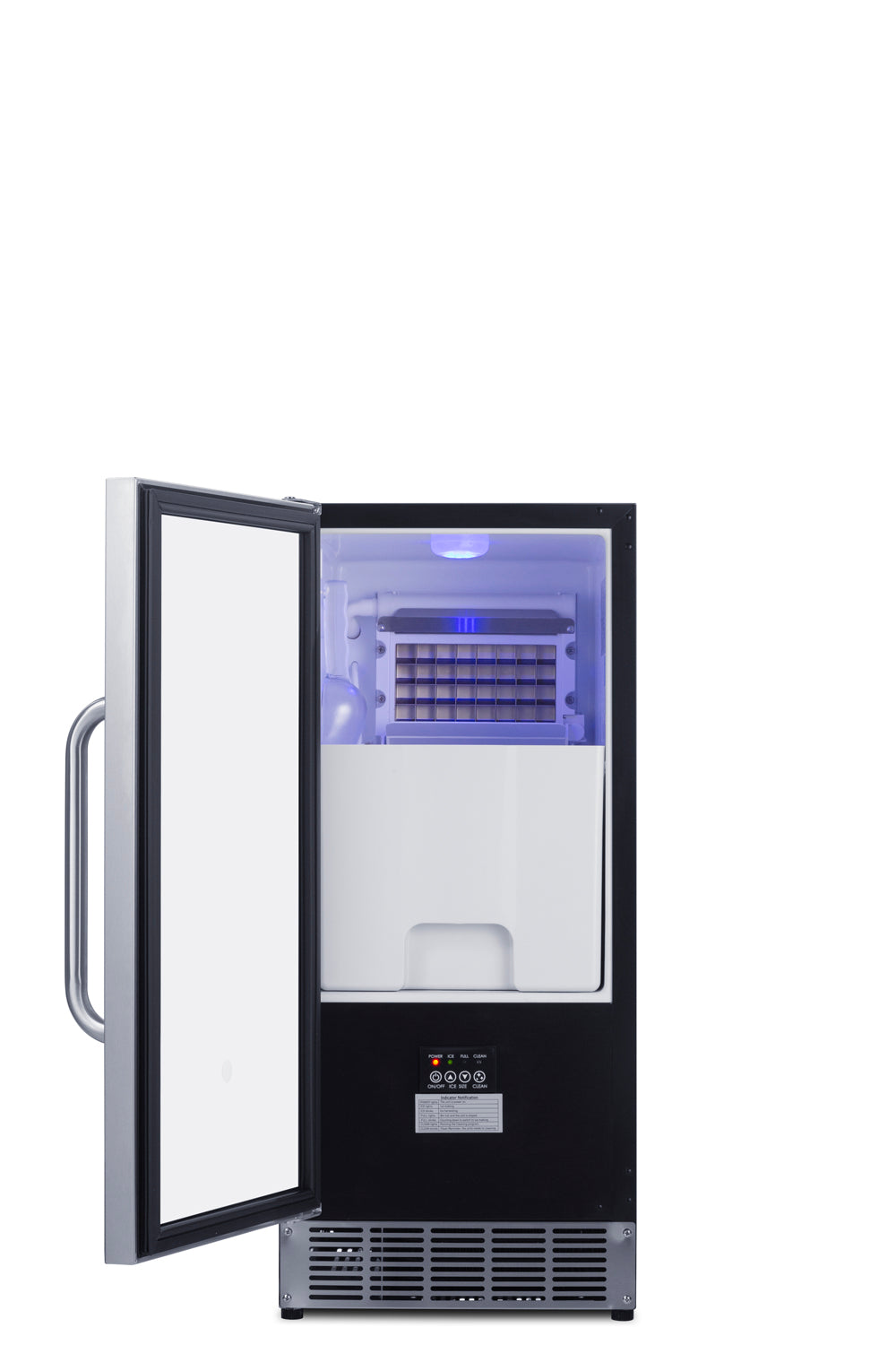 Summit BIM44G 14 5/8" Full Cube Air-Cooled Ice Machine