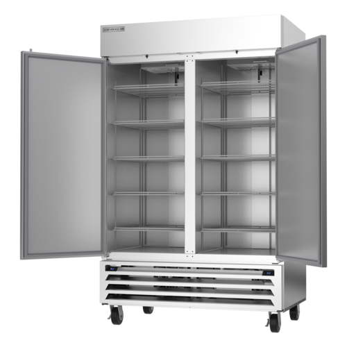 Beverage-Air HBRF49HC-1-A 52" 2 Section Solid Door Reach-In Refrigerator Freezer