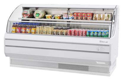 Turbo Air TOM-75LW(B)-N 75 3/4" Open Air Merchandiser