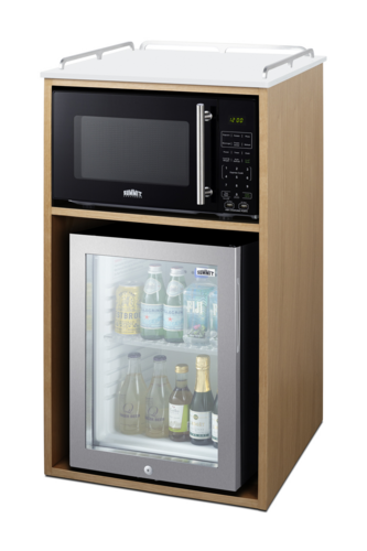 Summit QCSMW1OAK 20 1/2" Kitchenette