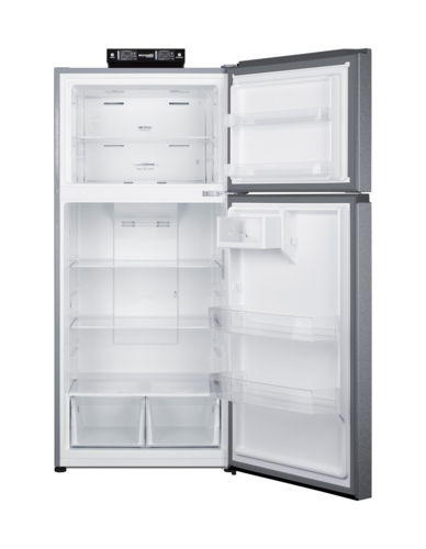Summit BKRF18SS2 29 3/4" Solid Door Reach-In Refrigerator Freezer