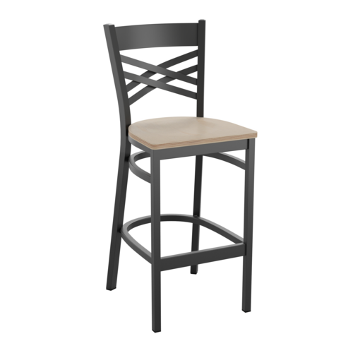 Flash Furniture XU-6F8BXBK-BAR-AWHW-GG 14" Barstool