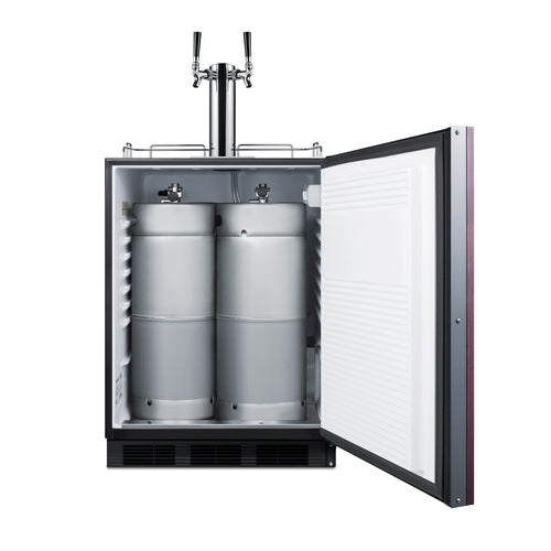 Summit SBC58BLBIADAIFWKDTWIN 23 5/8" Wine Dispenser
