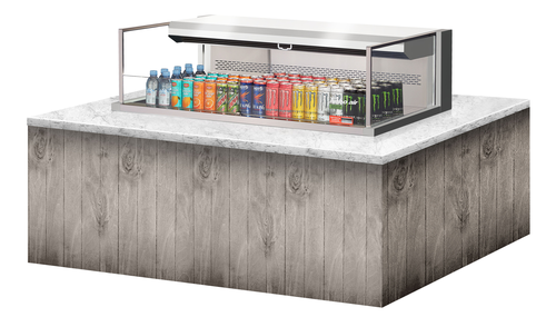 Turbo Air TOM-48L-UF-S-1SI-N 47 3/8" Refrigerated Display Case