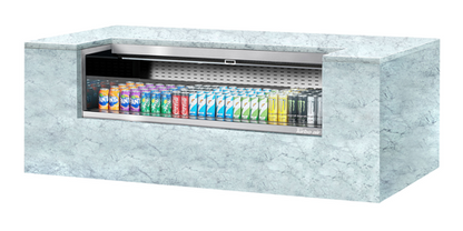 Turbo Air TOM-60UC-S-N 60 1/4" Refrigerated Display Case