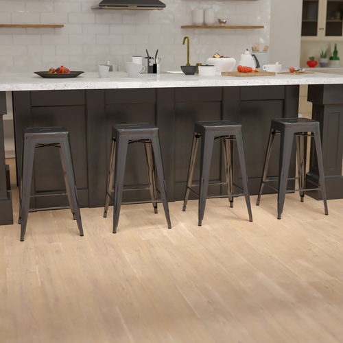 Flash Furniture 4-ET-31320-30-BK-R-GG 17" Barstool