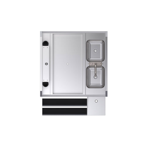 Krowne KRPT-36LP-10 36" Underbar Ice Bin / Cocktail Station