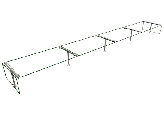 Hatco ES53-144 Flav-R-Shield® Stationary Double-Sided Self-Service Sneeze Guard