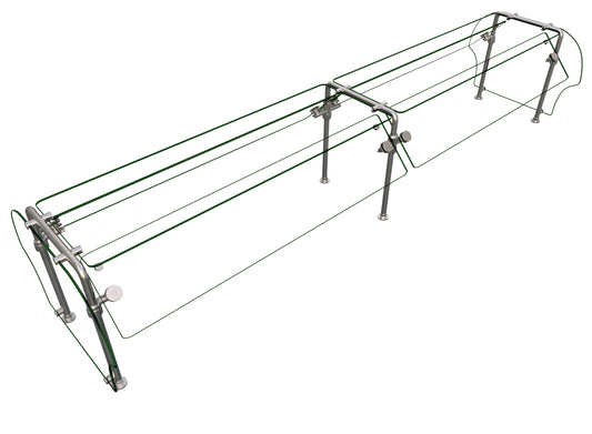 Hatco ES92-108 Flav-R-Shield® Double-Sided Self-Service Sneeze Guard