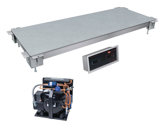 Hatco HCSSBR-4818 Remote Hot/Cold Built-In Simulated Stone Shelf