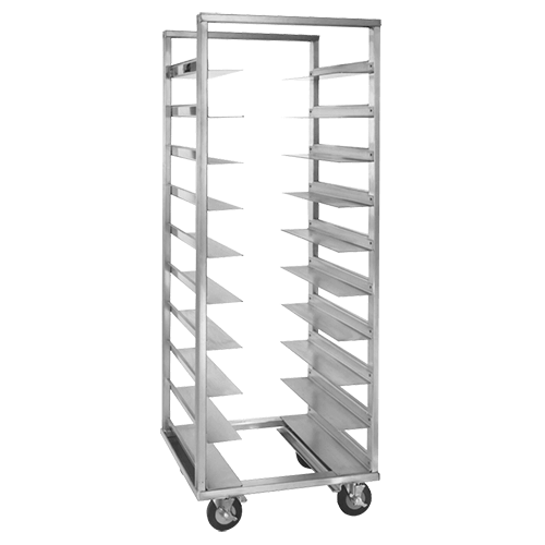 Cres Cor 2072410A 27 5/8" Mobile Oval Tray Storage Rack