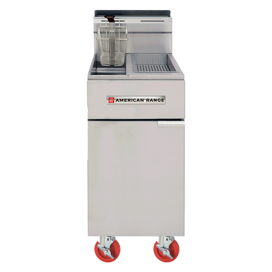 American Range AF-25/DS 19" Gas Floor Fryer