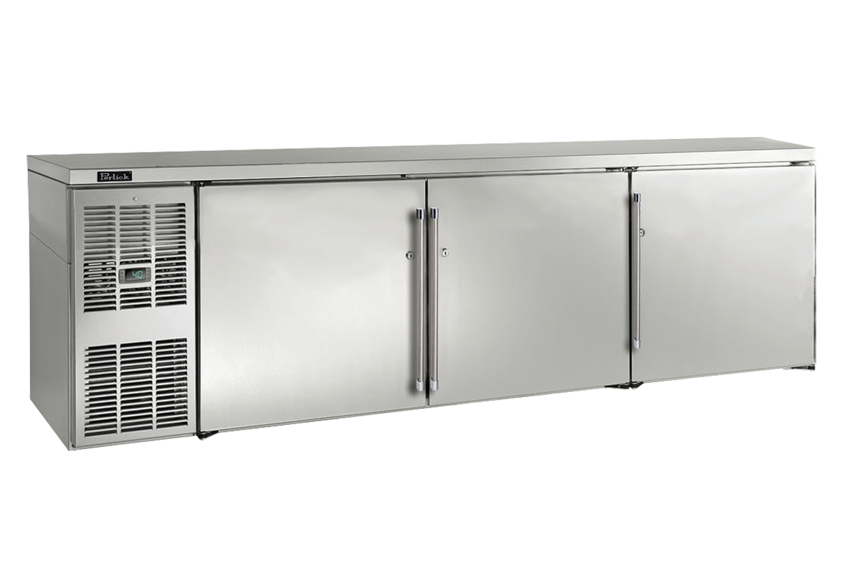 Perlick BBSLP84 84" Solid Door Back Bar Cooler
