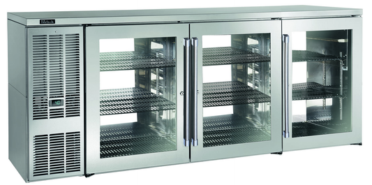 Perlick PTS84 84" Solid Door Back Bar Cooler