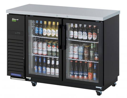 Turbo Air TBB-24-48SGD-N 49 1/8" Glass Door Back Bar Cooler