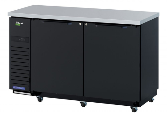 Turbo Air TBB-24-60SBD-N6 61 1/8" Solid Door Back Bar Cooler