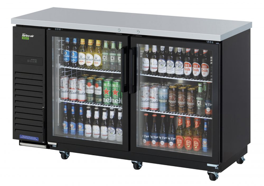 Turbo Air TBB-24-60SGD-N 61 1/8" Glass Door Back Bar Cooler