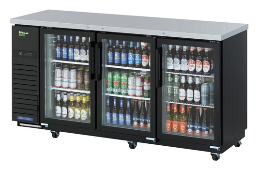 Turbo Air TBB-24-72SGD-N 73 1/8" Glass Door Back Bar Cooler