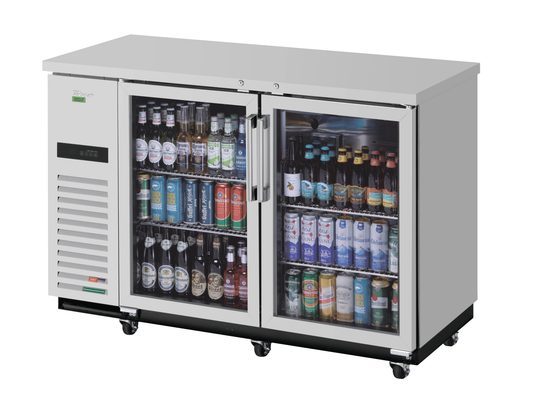 Turbo Air TBB-2SGSD-N 58 3/4" Glass Door Back Bar Cooler