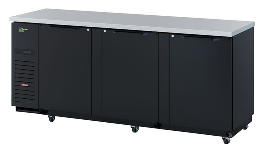 Turbo Air TBB-4SBD-N 90 1/4" Solid Door Back Bar Cooler