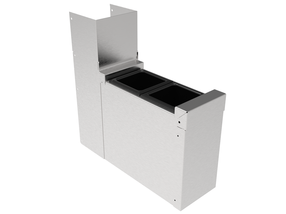 Perlick TS6CO2 6" Underbar Bottle Storage Bin