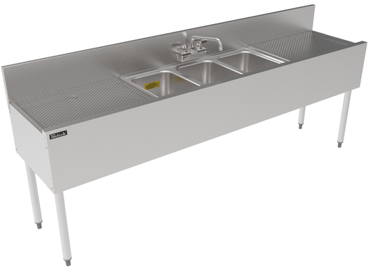 Perlick TS84M3-DB 84" Underbar Sink