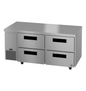 Hoshizaki ULR67B-D4 67" Solid Door Undercounter Refrigerator