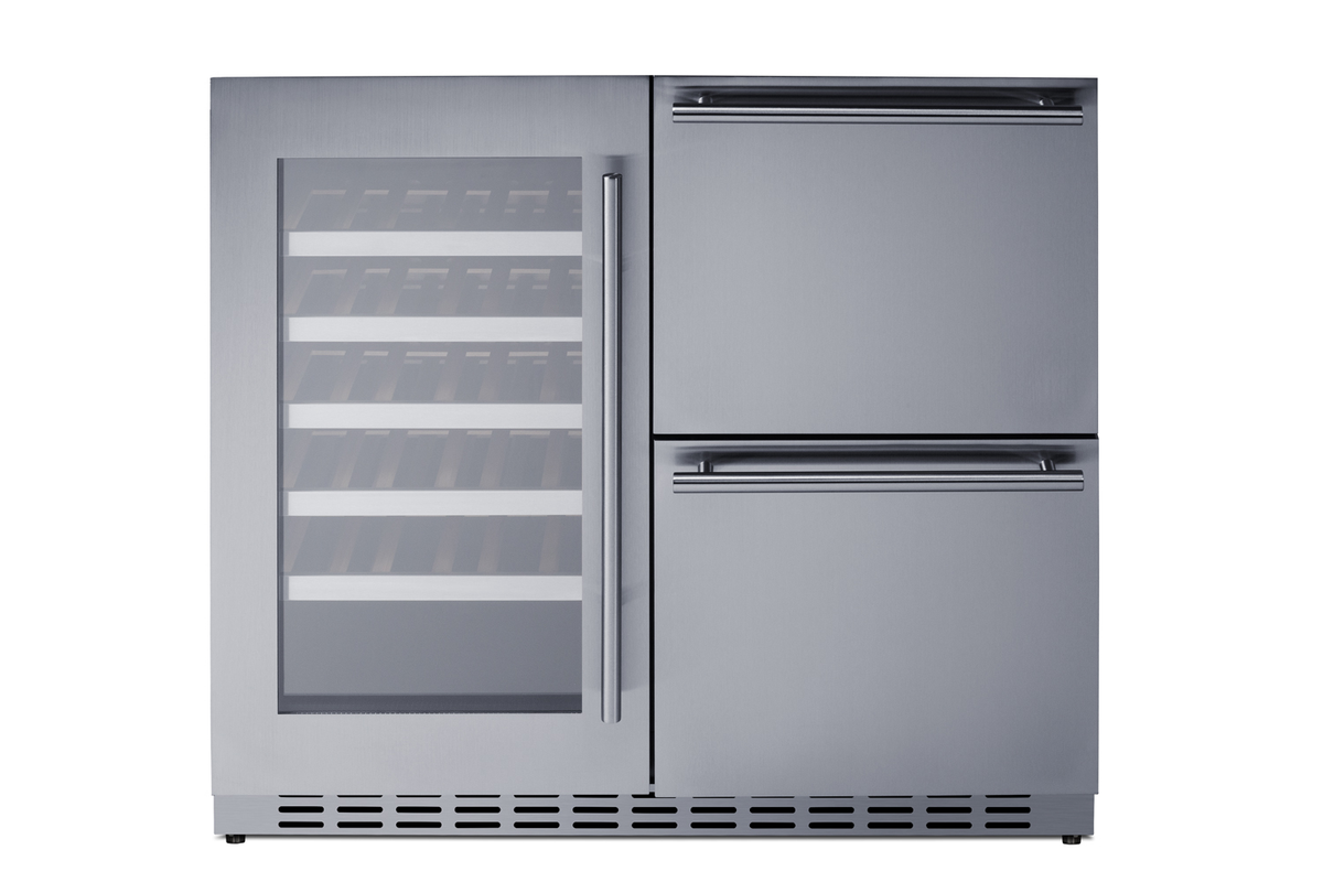 Summit ADRWC36 35 1/2" Wine Cellar Cabinet